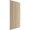 Ekena Millwork Rustic Four Board Joined Board-n-Batten Rough Sawn Faux Wood Shutters w/No Batten, 22W x 30H, PR SHUBJN22X30RSPR - alternate 5